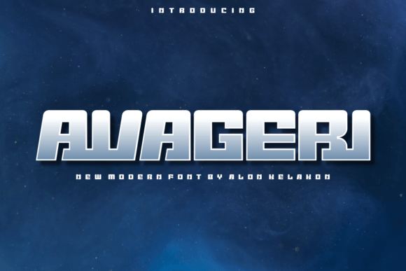 Avageri: A Modern Display Font for Creative Publishing