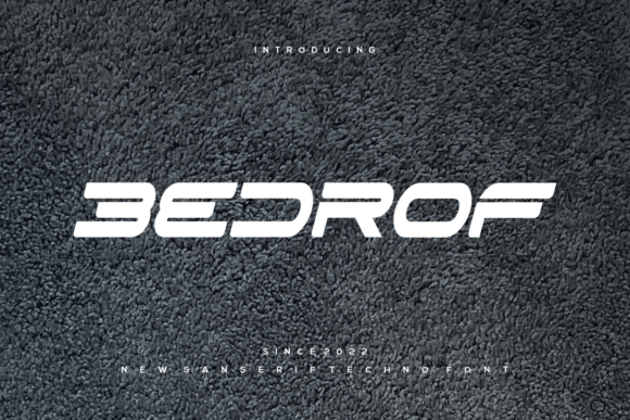 Bedrof: Elevate Your Editorial Design with This Bold Display Font