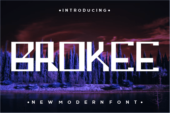 Brokee: A Modern and Bold Font for Elevating Your Brand