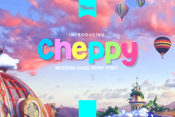 Cheppy: A Modern Display Font for Creative Projects