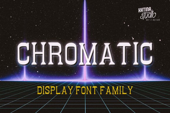 Chromatic: A Clean and Modern All-Caps Serif Font