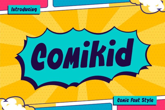 Comikid: A Unique Comic Display Font for Creative Campaigns