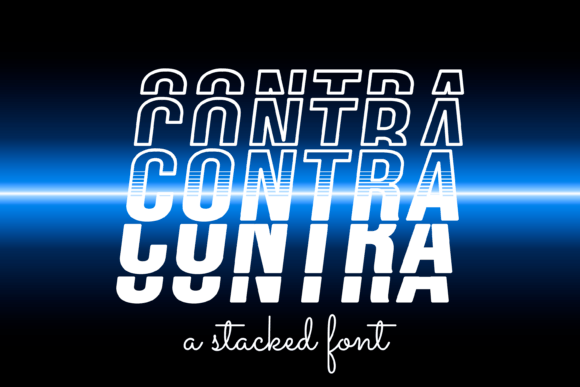 Contra: A Stylish Display Font for Editorial Design