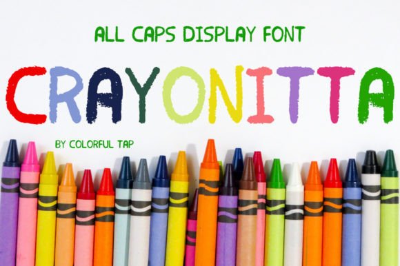 Crayonitta: A Fun and Playful Display Font for Creative Design