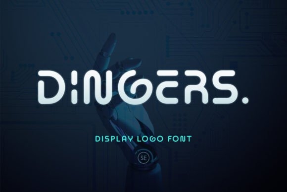 Dingers: A Hi-Tech and Trendy Sans-Serif Typeface