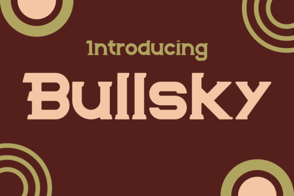 Discover the Elegance of Bullsky: A Classy Display Font