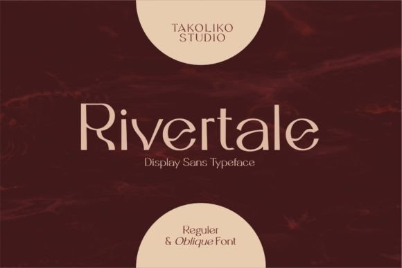 Discover the Flow of Rivertale: A Creative Display Font