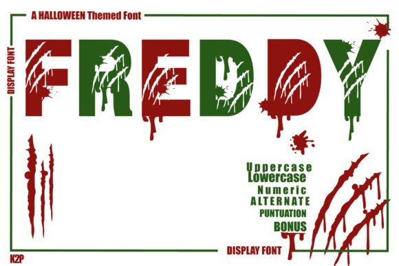 Discover the Spooky Elegance of Freddy Font