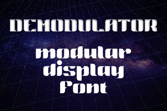 Enhance Your Brand with Demodulator, the Futuristic Display Font