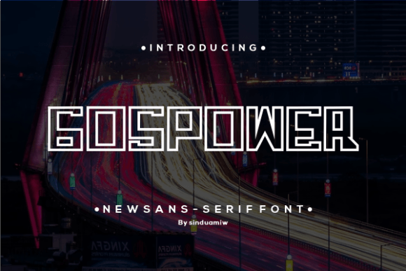 Enhance Your Brand with Gospower: A Modern Display Font
