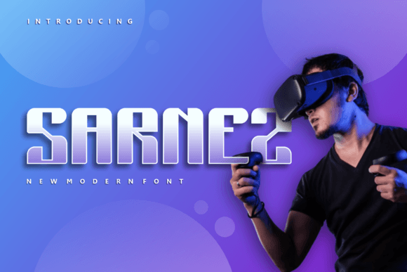 Enhance Your Brand with Sarnez: A Cool and Interesting Display Font