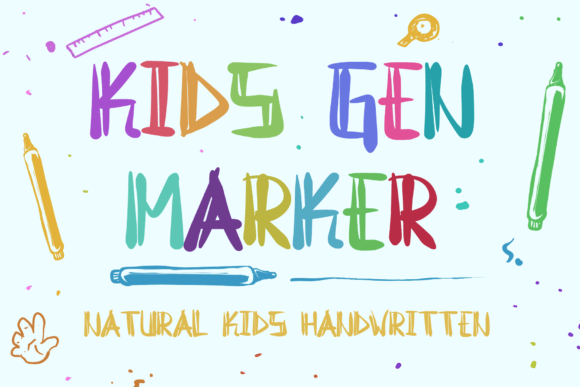 Enhance Your Campaigns with Kids Gen Marker Font