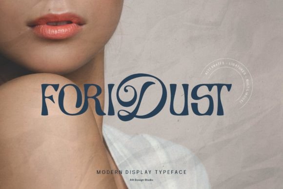 Foridust: A Stylish Display Font for Creative Makers