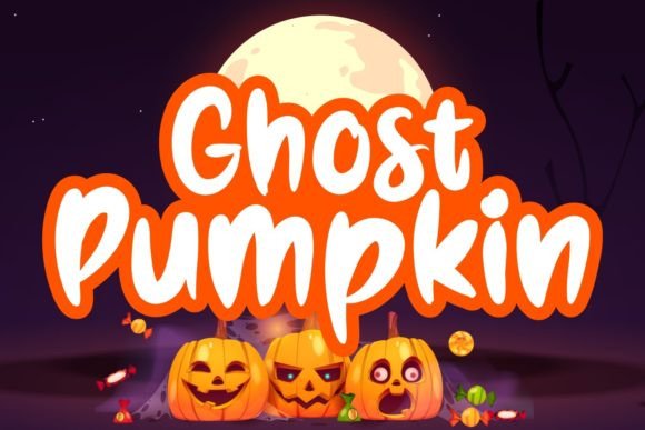 Ghost Pumpkin: A Whimsical Handwritten Display Font