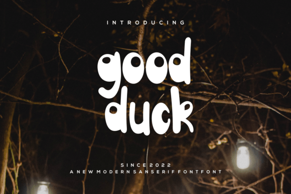 Goodduck: A Sweet and Playful Display Font for Web Design
