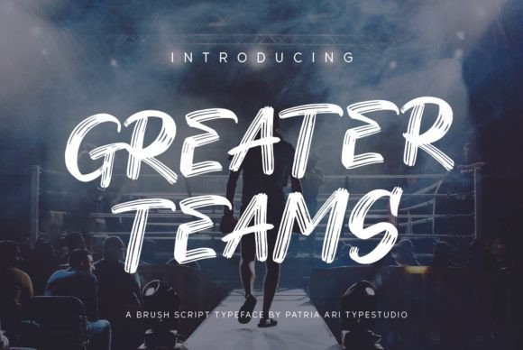 Greater Teams: A Modern, Urban Font for Creative Branding