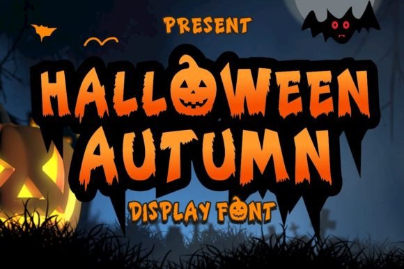 Halloween Autumn: The Perfect Spooky Display Font for Creative Projects