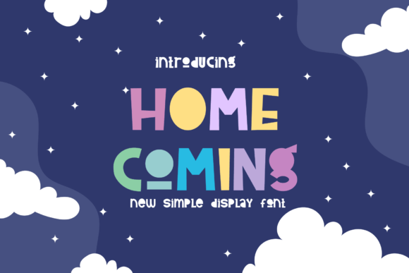 Home Coming: A Bold and Playful Font for Your Brand