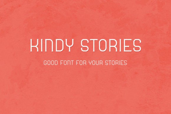 Kindy Stories: A Charming Display Font for Creative Campaigns