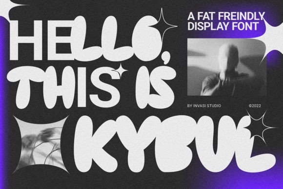 Kybul: A Bubbly, Sweet Display Font for Creative Web Design