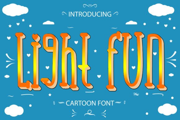 Light Fun: A Charming Display Font for Editorial Design