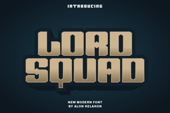 Lord Squad: A Modern Display Font for Creative Ideas