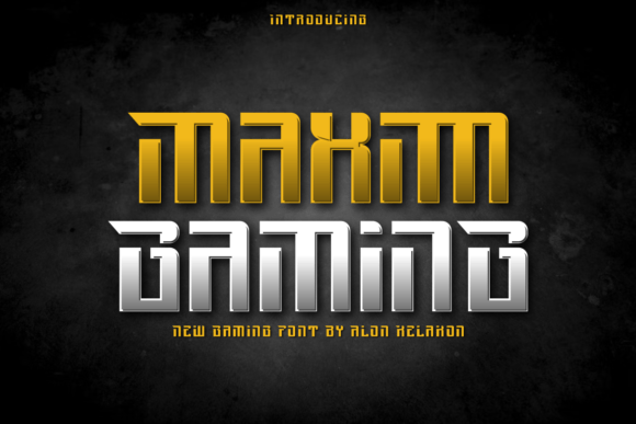 Maxim Gaming: A Modern Display Font for Creative Campaigns