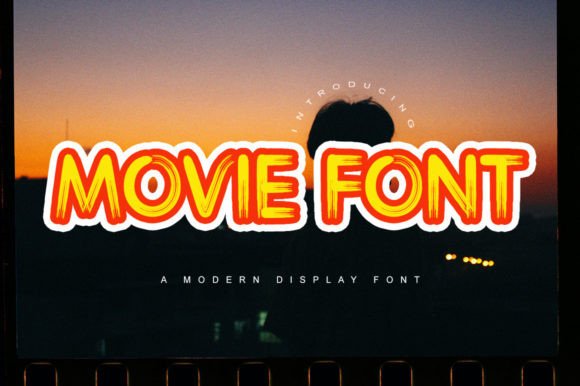 Movie: A Bold Display Font for Creative Campaigns