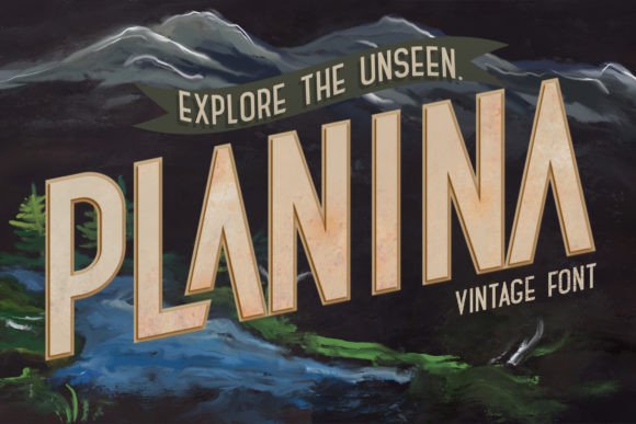 Planina: The Bold and Stylish Font for Eye-Catching Campaigns