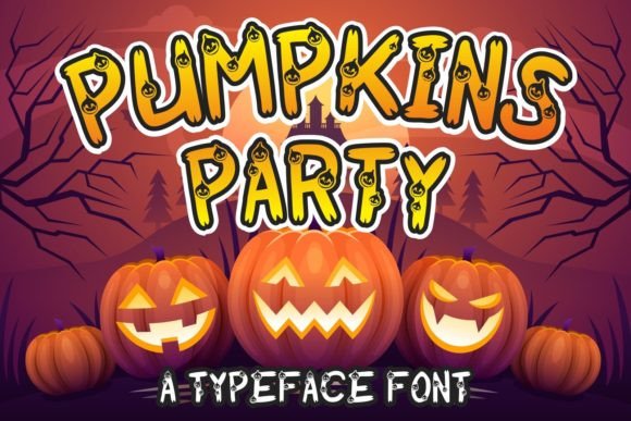 Pumpkins Party: A Spooky and Elegant Font for Your Next Design