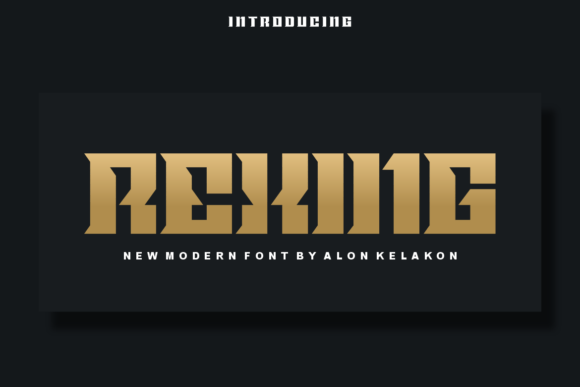 Rexing: A Modern Display Font for Creative Campaigns