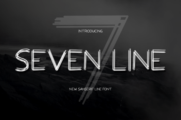 Sevenline: A Fun Geometric Font for Your Brand