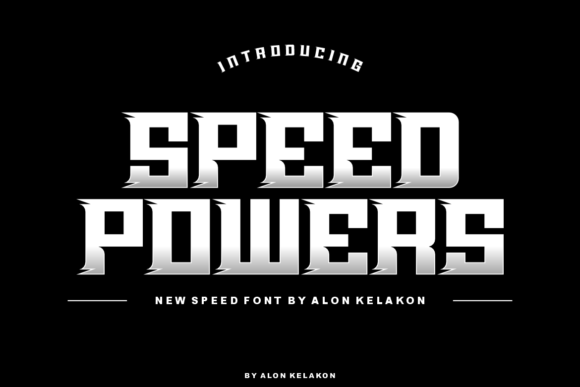 Speed Powers: Elevate Your Brand with a Dynamic Display Font
