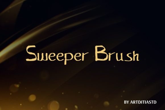 Sweeper Brush: A Whimsical Display Font for Editorial Design