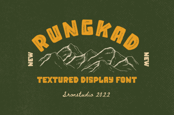 Transform Your Brand with Rungkad - A Textured Display Font
