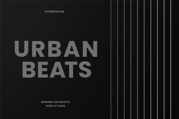 Urban Beats: A Modern and Futuristic Display Font